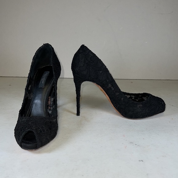 DOLCE & GABBANA HIGH HEEL LACED PUMPS - Picture 5 of 11